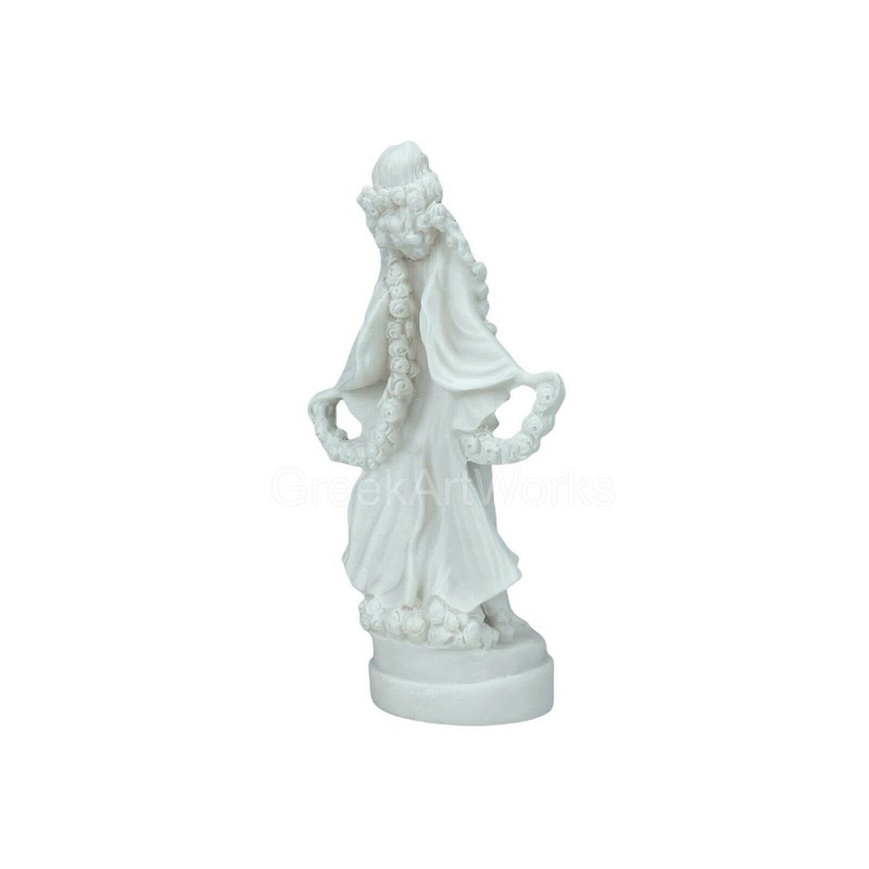 Flora Goddess Golden Maiden of Blossoms Flowers Cast Marble Statue