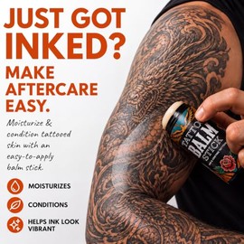 WONDER FAMILY- Cuidado posterior al tatuaje todo en uno: en lugar de utilizar una línea completa de productos para el cuidado posterior del tatuaje, d