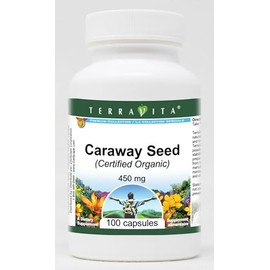 Caraway Seed (Certified Organic) - 450 mg (100 Capsules, ZIN: 517591)