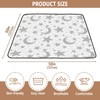 KICPOAY Baby Play Mat Stars Moon Pastel Grey 50 x