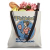 Retro Pickleball Funny Because Murder Is Wrong Design Tote Bag