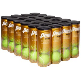 Penn Tour Regular-Duty Felt Clay Court Tennis Balls (3-Ball Can) (12 Cans = 1/2 Case)