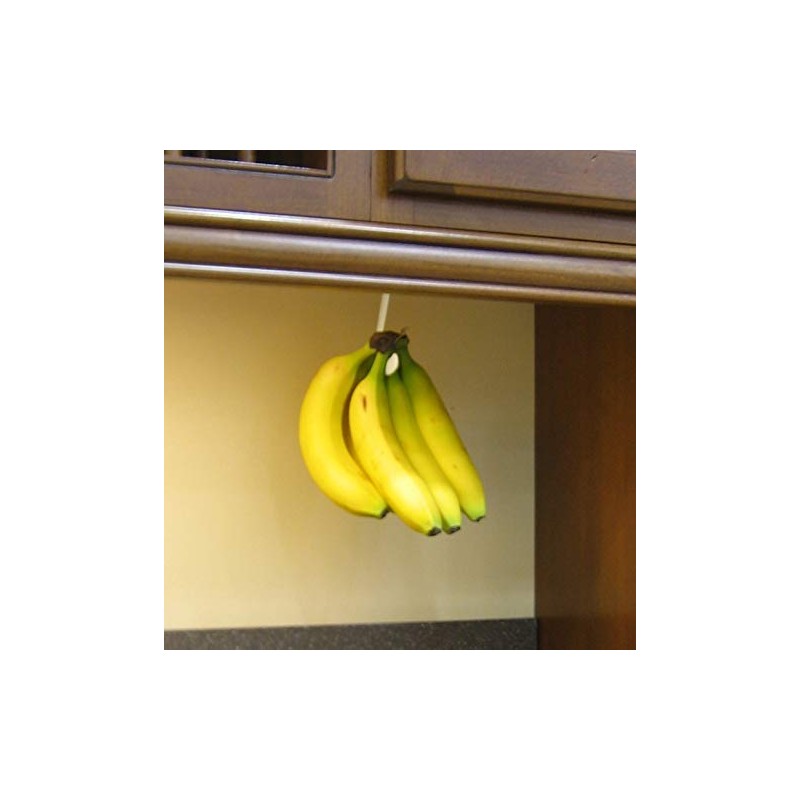 Gadjit Banana Hook Hanger - Ripen Naturally with Under Cabinet