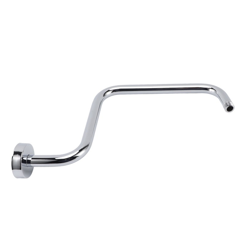 Shower Arm Stainless Steel Shower Arm with Flange S Shape