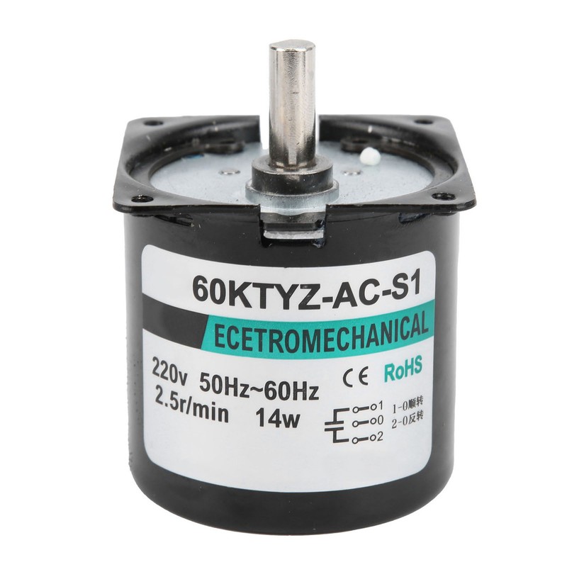Mini Motor AC Synchronous Metal Gear Slow Speed Permanent Magnet