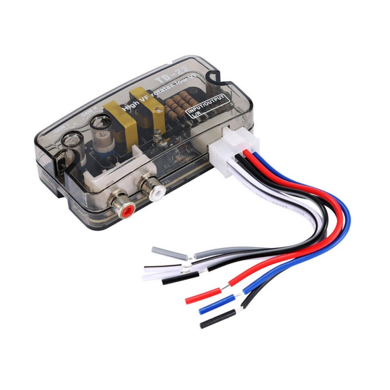 Unbranded Plastic&Metal Car Stereo Audio RCA Speaker Level Converter Adapter