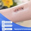 100 Count Transparent Film Dressing, Waterproof Bandages Post Surgical for