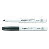 Universal 43671 Pen Style Dry Erase Marker, Fine/Bullet Tip, Black