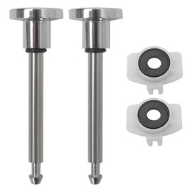 Gxcdizx Updated 2 Set Tub Spout Diverter Repair Kit, Includes 2 x Diverter Valve Stems, 2 x Cup Seals and 2 x Gates, Bathroom Shower Bathtub Leaky Faucet Repair Replacement Parts (Chrome,Classic)