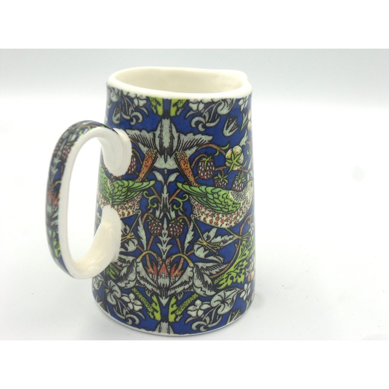 William Morris Blue Strawberry Thief Cream jug for The Abbeydale