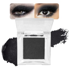 HHLTOH Single Matte Silky Eyeshadow, Available in Three Versatile Shades: Nude, White, and Smoky, Perfect for Creating Natural Eye Looks (03# Smoky Matte, 1 Count (Pack of 1))