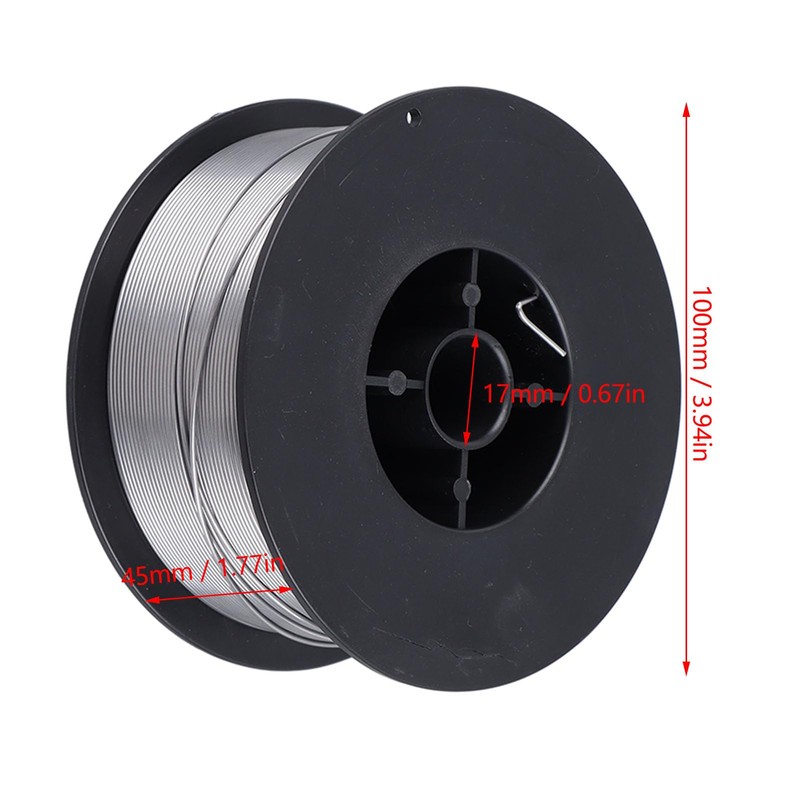 Flux Core Welding Wire, 1.0mm/0.04in Gasless Carbon Steel Mig Welding