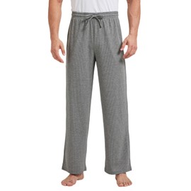 TTZ 34/36 Inseam Mens Tall Pajama Pants Waffle Pj Lounge Sleep Pants for Tall Men