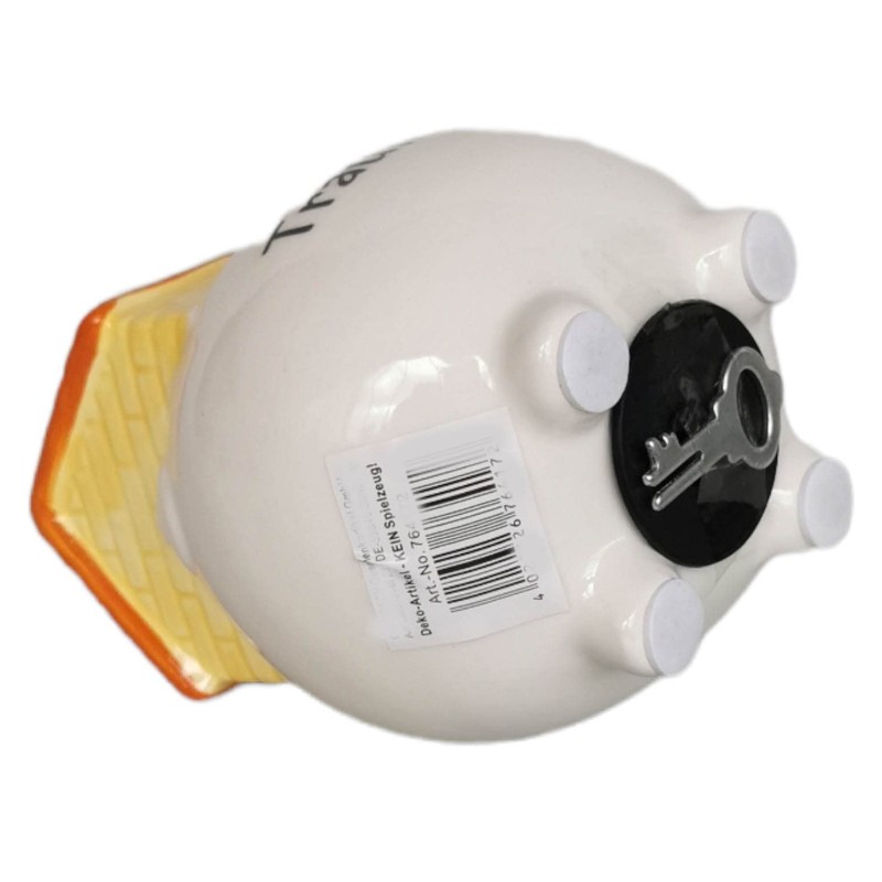 Piggy Bank Dream House Ceramic White 14.5 cm Gift New