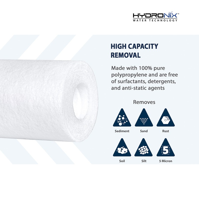 Hydronix SDC-25-1005 Whole House RO Reverse Osmosis Sediment Water Filter