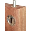 JLOCK A New Security Rack Bolt, Mortice Door Bolt, Satin