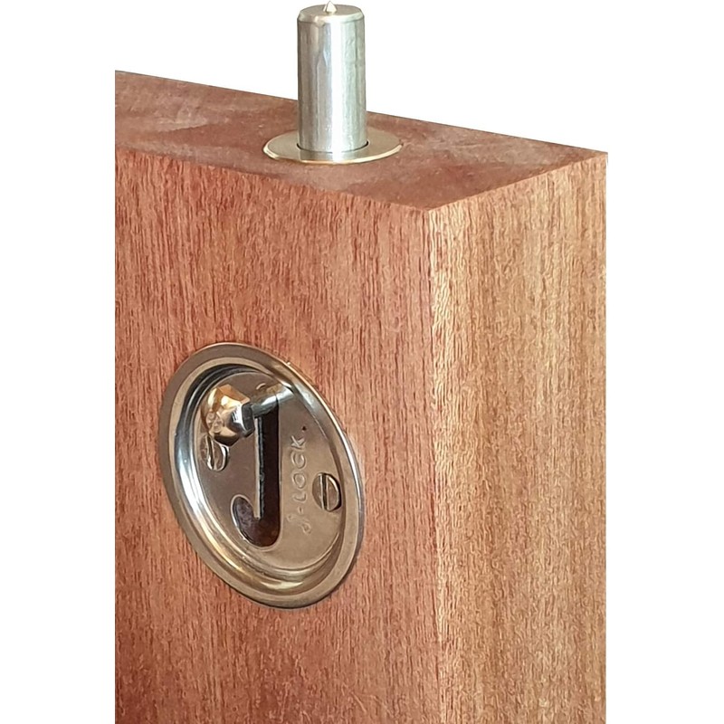 JLOCK A New Security Rack Bolt, Mortice Door Bolt, Satin