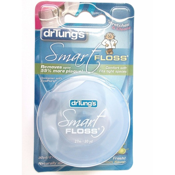 1 x Dr Tung's SMART Dental Floss 27m Removes 40% More Plaque