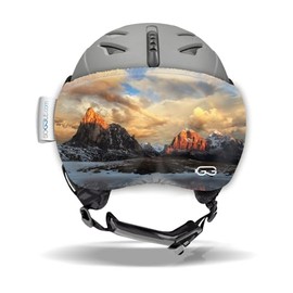 Soggle Vizor Visor Protection for Visor Helmets (Ski Helmets), Colour: Vizor Dolomites