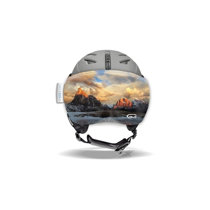 Soggle Vizor Visor Protection for Visor Helmets (Ski Helmets), Colour: