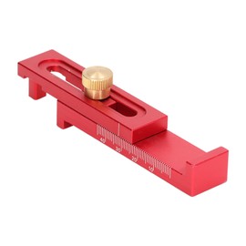 Depth Measuring Ruler Saw Gaps Gauge Aluminium Alloy 5‑40mm Tool for Cutting Slotting T2