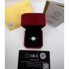 Unbranded 1CT Certified Moissanite Engagement Ring 925 Sterling Silver GRA