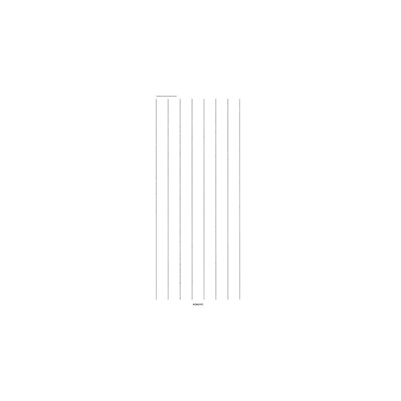 Kokuyo H-121 Written Notes, 7 Lines, High Quality Paper, 7.3