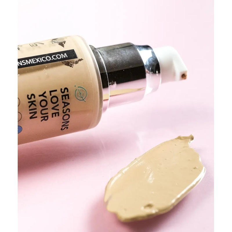 Protector Solar Facial Con Color Toque Seco Fps 50 Seasons