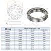 QUARKZMAN 6806ZZ Deep Groove Ball Bearing 30 mm Bore 42
