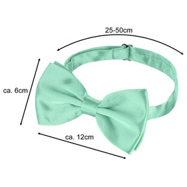 BomGuard Men's Bow Tie in 40 Colours (Black, Red etc.) for a Wedding, Party or Elegant Occasions I Trendy Bow Tie -