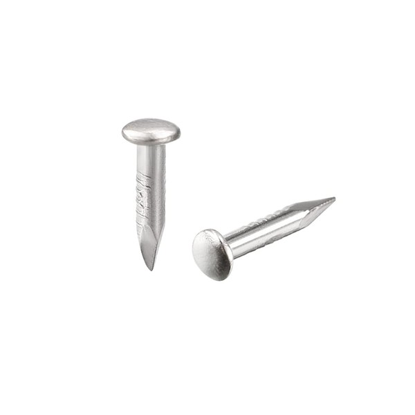 sourcing map Small Tiny Hardware Nails Carbon Steel 1.7X9mm(DXL) for