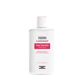 ISDIN Lambdapil Champú para la pérdida del cabello, revitaliza y nutre el cabello adelgazante para un cabello más grueso y completo, 6.7 onzas líquidas