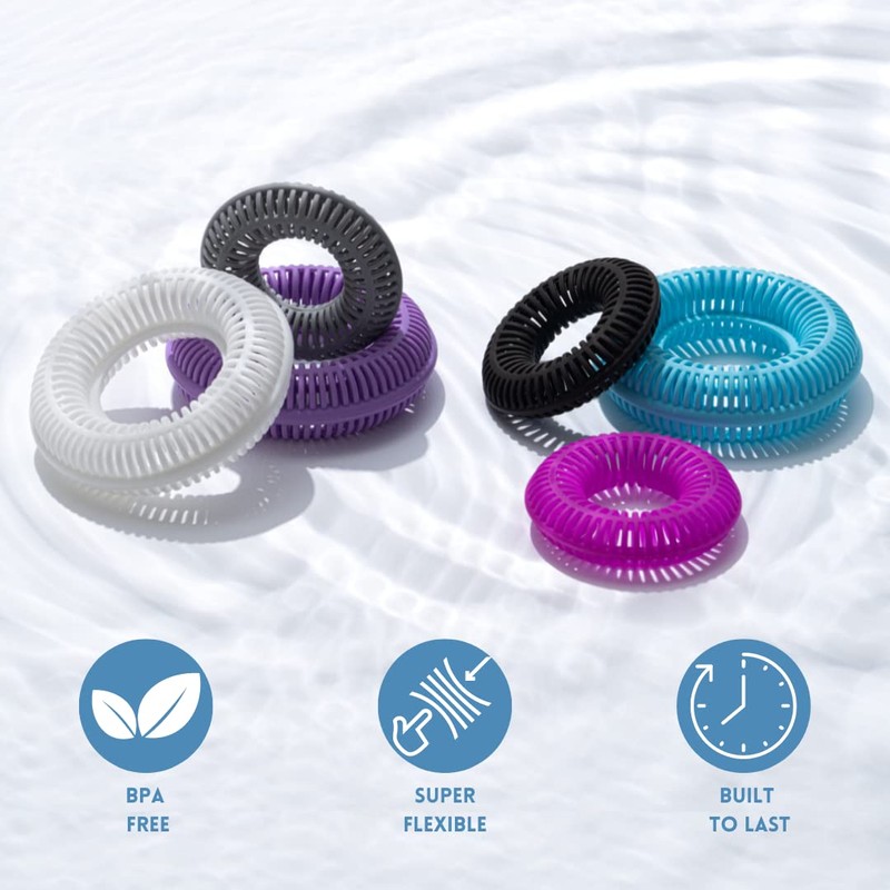 Bathroom Sink Hair Catcher for Pop-Up Drain – SinkRing 1.57"