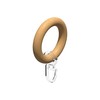 Interdeco Curtain Pole Rings with Pleat Hooks / Curtain Rings