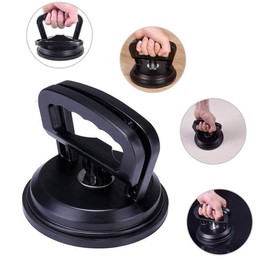 WeTest Upgraded Black Aluminum Suction Cup Dent Puller Car Dent Puller, 2 Handle Lifter Dent Remover for Car Dent Repair, Heavy Duty Glass Lifting and Objects Moving