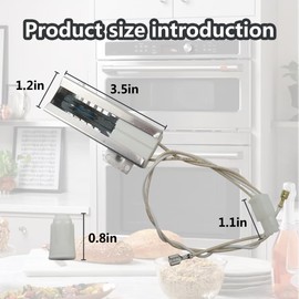 New DEARCOOL 316489402 Gas Range Oven Igniter Compatible with Fri-gidaire FGF326WGTG FGF326WGTH FGF328FBA FGF328FMA FGF328FMB FGF328FSA FGF328FSB