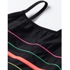 Haute Pression Colibri CO1, Costume Intero Bambina, Noir,