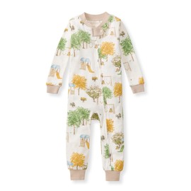 Burt's Bees Baby Boys Pajamas, One-Piece Footless Sleeper PJs, Non-Slip Snug Fit for Infants 12, 18, and 24 Months