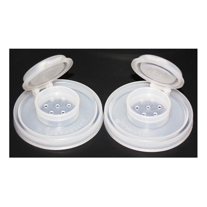 Vintage Tupperware Salt & Pepper Shakers Hourglass 6" Tall