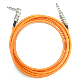 KMsound CANARE Kanare GS-6 Shield Cable Orange 【 1m～5m】 【L-L/L-S/S-S 】Plug Variation Selection MADE IN JAPAN (L-S Plug, 1m)