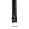 Harrys-Collection Men's Premium Leather Belt with Quilted Stitching, black