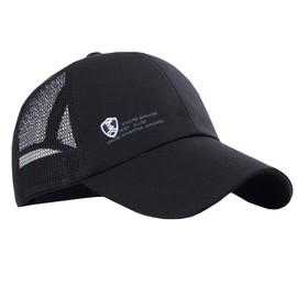 Rex Standard CH089 Mesh Cap with Logo, Black