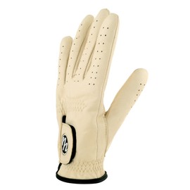 19th Hole Custom Shop SoftFit Genuine Cabretta Leather Golf Glove, Men, Left Hand, Ivory (Medium)