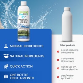 Waters Choice Complete Hot Tub Chemicals 3-Month Starter Kit-All-in-One Water Clarifier, Chemical-Free Spa Kit for Easy Water Care in Hot Tubs & Jacuzzis
