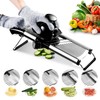 weltonhm Mandoline Food Slicer, Adjustable Mandoline Slicer for Kitchen, Stainless