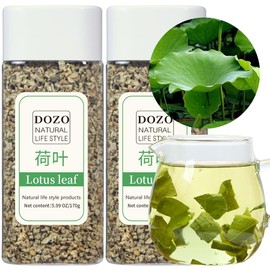 DOZO Lotus Leaf Lotus Leaves Tea Dried 11.98oz/340g Natural Loose Leaf Tea100% Herbal Tea Vegan Caffeine-Free 荷叶茶 荷葉