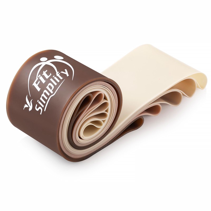 Fit Simplify Resistance Loop Exercise Bands with Instruction Guide and