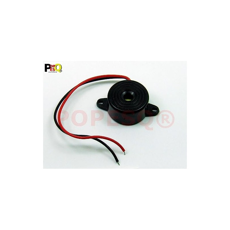 POPESQ® Buzzer 5 V - 12 V 22.5 mm Piezo