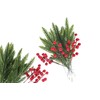 Botius 50 Pcs Christmas Cedar Pine Artificial Christmas Branches with