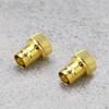 ECSiNG 2PCS BNC Female to SMA Male Coaxial Adapter BNC